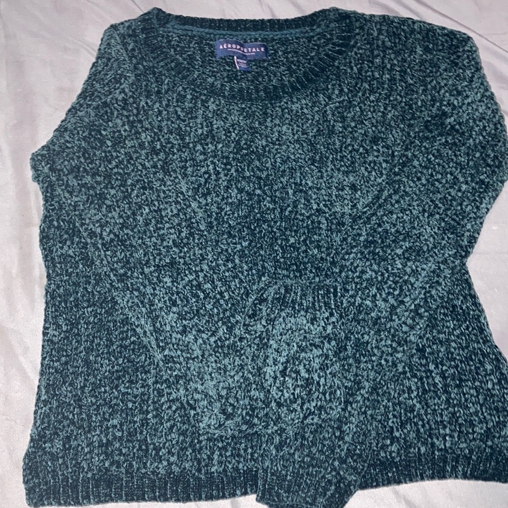 Dark green sweater